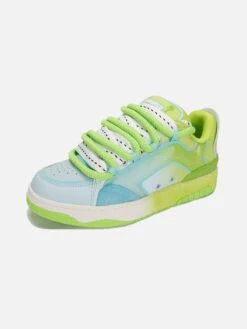 StarryClimb Blue Green Gradient Skate Shoes