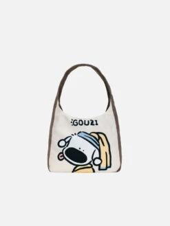 Creative Puppy Pattern Canvas Bag