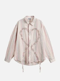 Aelfric Eden Heart Stripe Long Sleeve Shirt