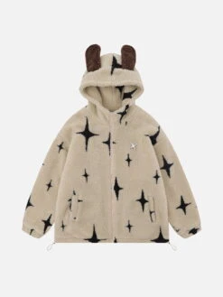 Aelfric Eden Starry Sherpa Hooded Coat