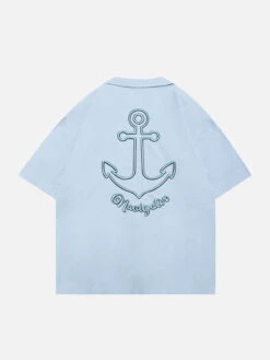 Aelfric Eden Embroidery Anchor Short Sleeve Shirt -Aelfric Eden Shop jpeg 45f52e19 e3d6 4000 be25 6d086de64ec3