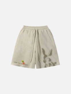 Aelfric Eden Rabbit Print Drawstring Shorts