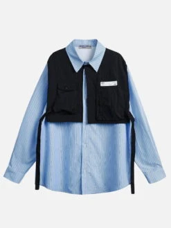 Aelfric Eden Stripes Vest Long Sleeve Shirts