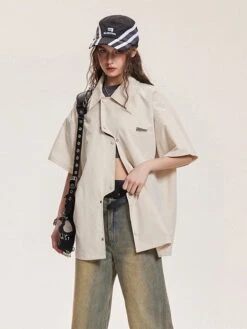 Aelfric Eden Irregular Placket Short Sleeve Shirt -Aelfric Eden Shop jpeg 4ccde77f 9ba4 457e 9773 ad8f12df63e5