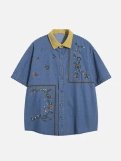 Aelfric Eden 3D Embroidery Short Sleeve Shirt