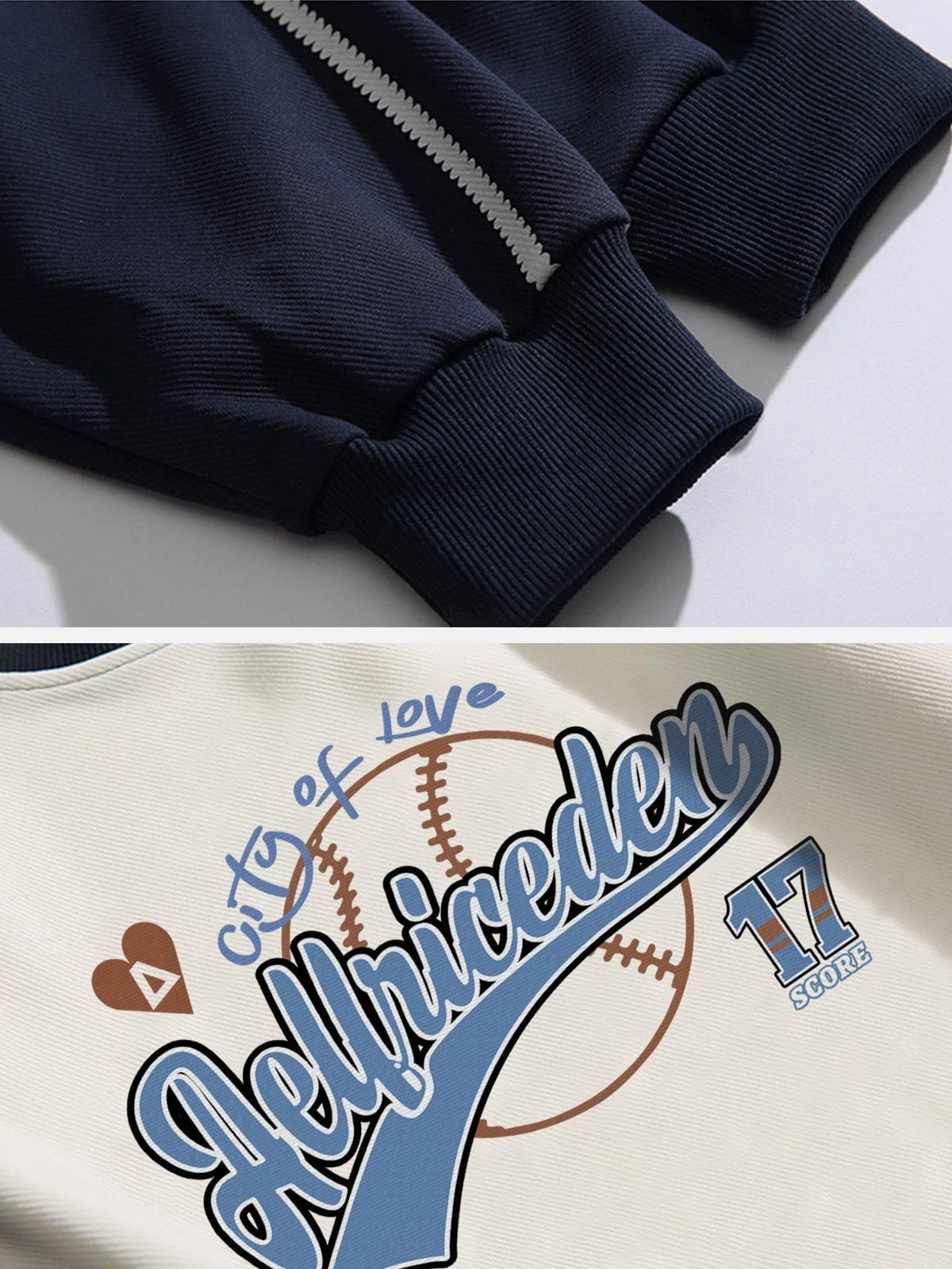 Aelfric Eden Baseball Vintage Stripe Sweatshirt 7 Aelfric Eden Baseball Vintage Stripe Sweatshirt - Image 5