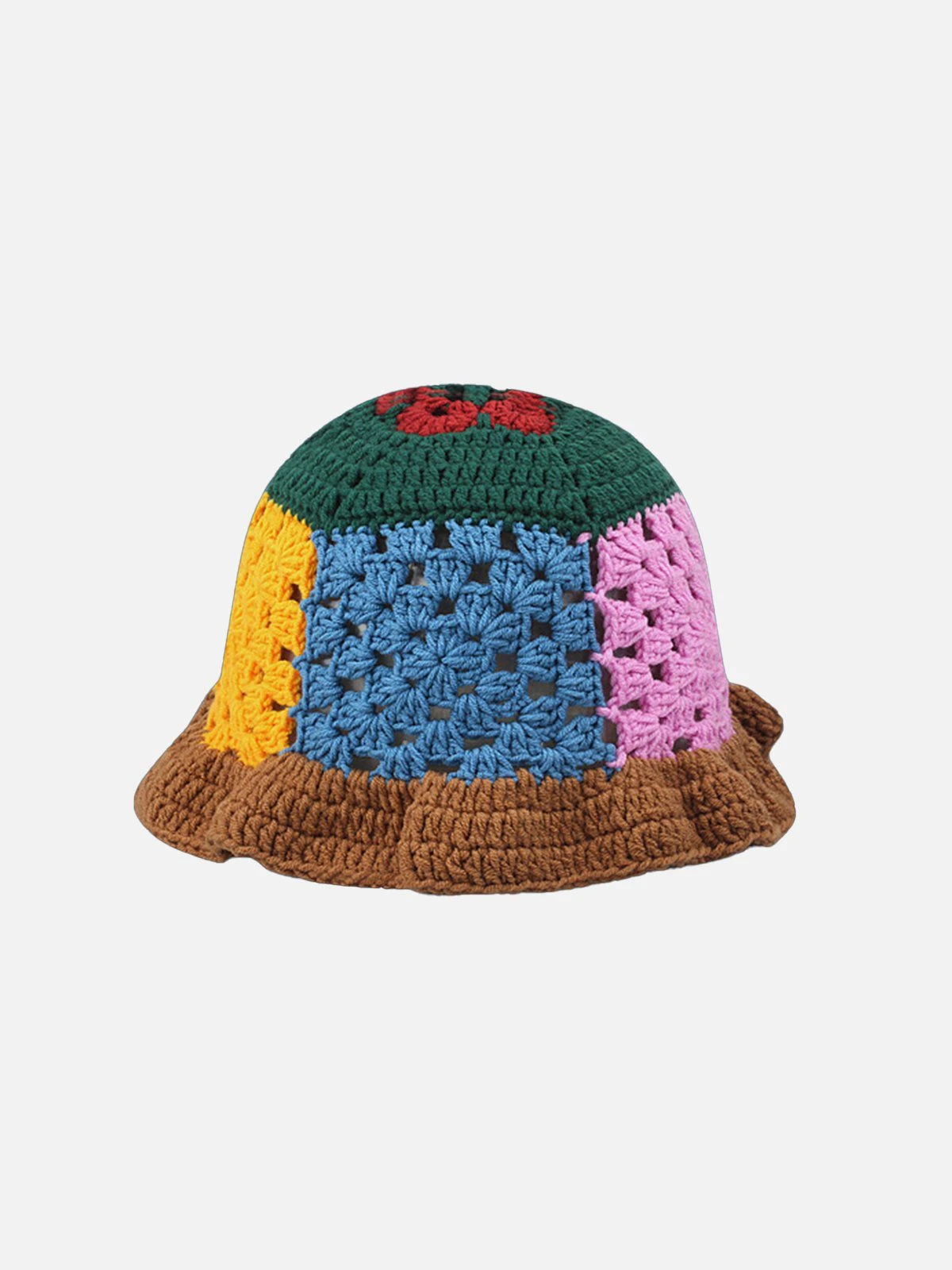 Handmade Crochet Open Knit Bucket Hat 7 Handmade Crochet Open Knit Bucket Hat - Image 5
