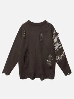 Aelfric Eden Irregular Patchwork Distressed Sweater -Aelfric Eden Shop jpeg 5d4591de 1f59 45fa b792 1f3c52a4e88e