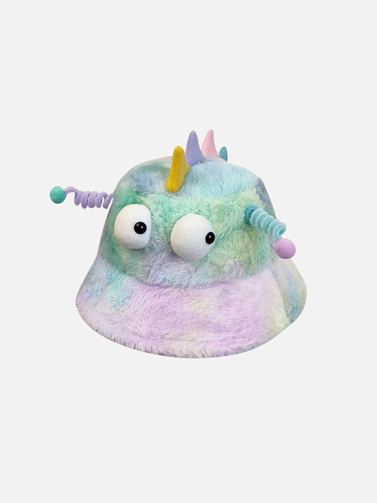 Tie Dye Gradient Plush Cartoon Hat 3 Tie Dye Gradient Plush Cartoon Hat