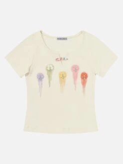 Aelfric Eden Embroidery Flower Pin Tee