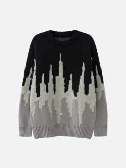 Aelfric Eden Vintage Gradient Patchwork Sweater