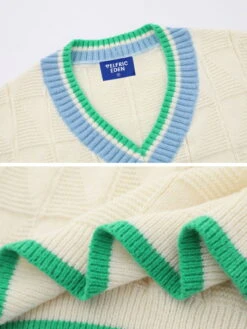 Aelfric Eden Checkered Jacquard V-Neck Sweater Vest -Aelfric Eden Shop jpeg 689f63cf 80bc 4a8a 8b0b 9bacc1e3481a