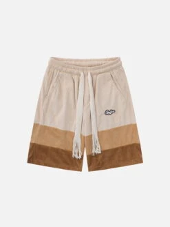 Aelfric Eden Color Block Gradient Stripe Shorts