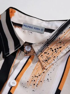 Aelfric Eden Stripes Printing Short Sleeve Shirt -Aelfric Eden Shop jpeg 6df6543b 1e09 402f a789 aa8b167edaf5