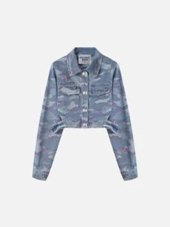 Aelfric Eden Camouflage Denim Jacket