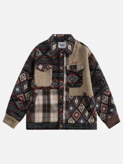 Aelfric Eden Ethnic Style Patchwork Jacket
