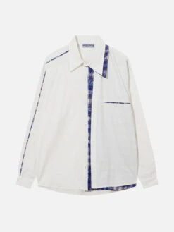 Aelfric Eden Color Blocking Plaid Long Sleeve Shirt