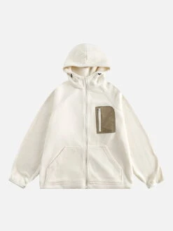 Aelfric Eden Patchwork Pocket Polar Fleece Hoodie