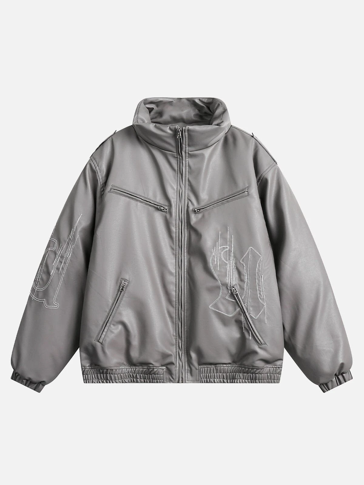 Aelfric Eden Multi Zip Up Leather Coat 4 Aelfric Eden Multi Zip Up Leather Coat - Image 2