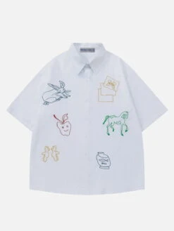 Aelfric Eden Embroidery Short Sleeve Shirt