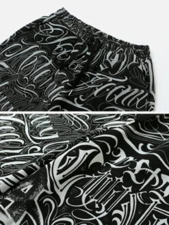 Aelfric Eden All-over Gothic Letter Print Shorts -Aelfric Eden Shop jpeg 75623eb3 d576 4739 bcd7 f96f05a864d9