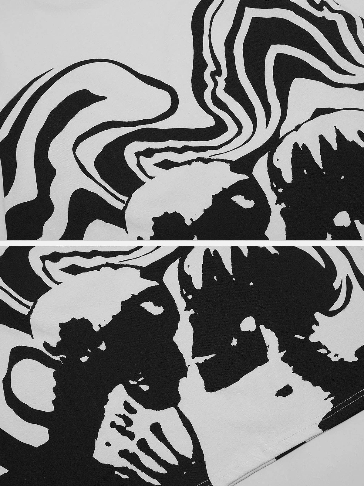 Aelfric Eden Skeleton Elements Hug Kiss Print Tee 10 Aelfric Eden Skeleton Elements Hug Kiss Print Tee - Image 8