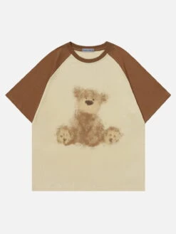Aelfric Eden Blurring Bear Print Tee