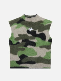 Aelfric Eden Embroidery Star Camouflage Tank Top