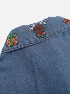 Aelfric Eden Embroidery Denim Short Sleeve Shirt -Aelfric Eden Shop jpeg 7c1dc0b2 4791 43a1 b763 112727120669