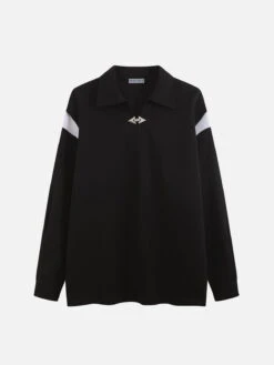 Aelfric Eden Cut Out Shoulder Polo Sweatshirt