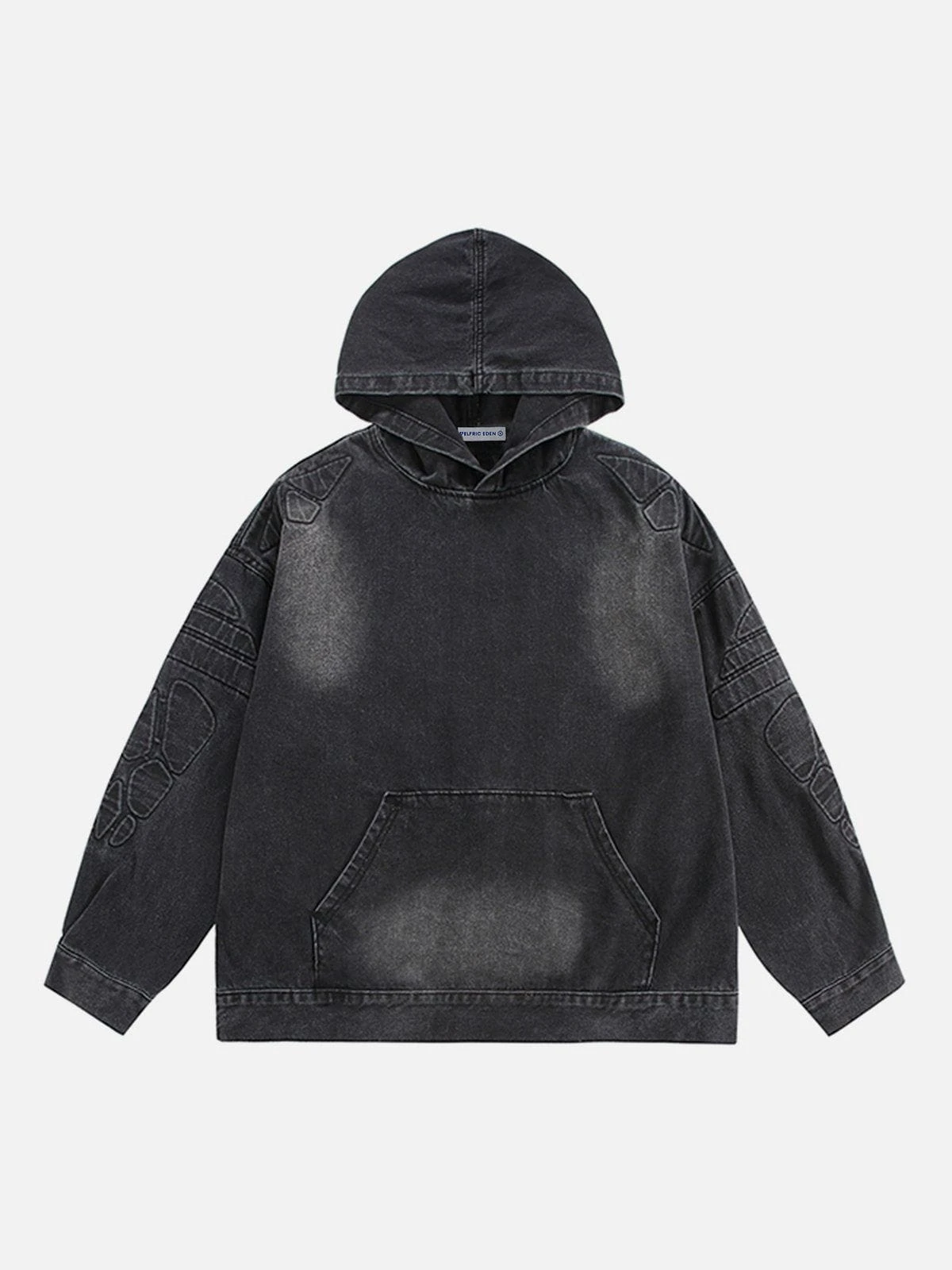 Aelfric Eden Washed Denim Hoodie 4 Aelfric Eden Washed Denim Hoodie - Image 2