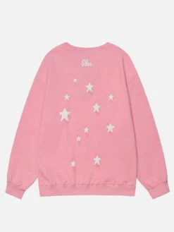 Aelfric Eden Multi Star Foam Printing Sweatshirt
