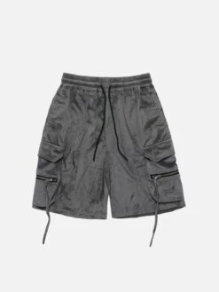 Aelfric Eden Solid Zip Up Big Pocket Shorts