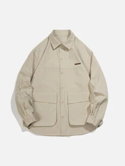 Aelfric Eden Solid Large Pocket Long Sleeve Shirt