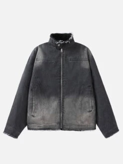 Aelfric Eden Gradient Washed Denim Jacket