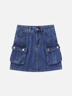 Multi-pocket Denim Skirt -Aelfric Eden Shop jpeg 8ea19687 7c0a 4442 aa4d c764c9db5bd3