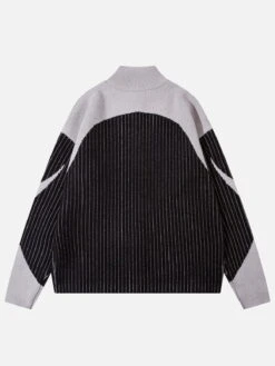 Aelfric Eden Color Blocking Stripe Turtleneck Cardigan -Aelfric Eden Shop jpeg 8f1ad6b4 ab74 4285 857d b515992798be