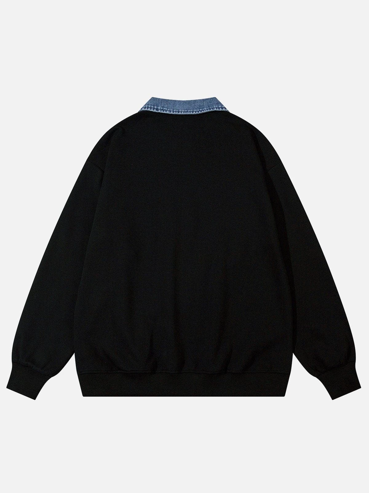 Aelfric Eden Star Print Polo Sweatshirt 7 Aelfric Eden Star Print Polo Sweatshirt - Image 5