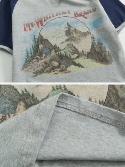 Mountain Peak Print Patchwork Tee -Aelfric Eden Shop jpeg 960c3810 3715 44a8 aac4 4ca17f5d7987