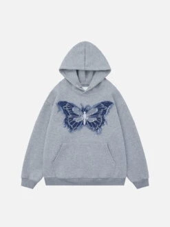 Aelfric Eden Denim Butterfly Hoodie