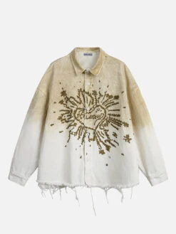 Aelfric Eden Firework Heart Print Long Sleeve Shirt