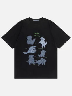 Aelfric Eden Graffiti Dog Print Tee