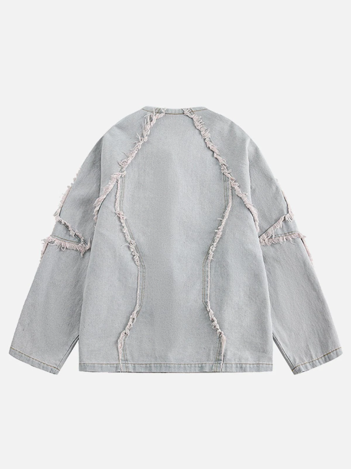 Aelfric Eden Plate Buckle Fringe Denim Jacket 4 Aelfric Eden Plate Buckle Fringe Denim Jacket - Image 2