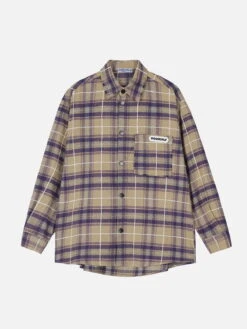 Aelfric Eden Vintage Plaid Long Sleeve Shirt