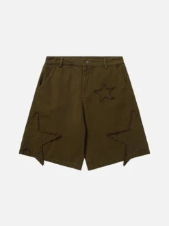 Aelfric Eden Raw Edge Star Cargo Shorts