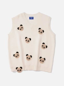 Aelfric Eden 3D Dimensional Cartoon Pattern Sweater Vest