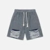 Aelfric Eden Distressed Drawstring Shorts
