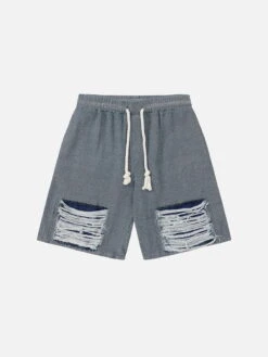 Aelfric Eden Distressed Drawstring Shorts