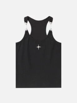 Metal Accessories Solid Tank Top