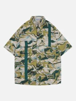 Aelfric Eden Oil Painting Graffiti Short Sleeve Shirts